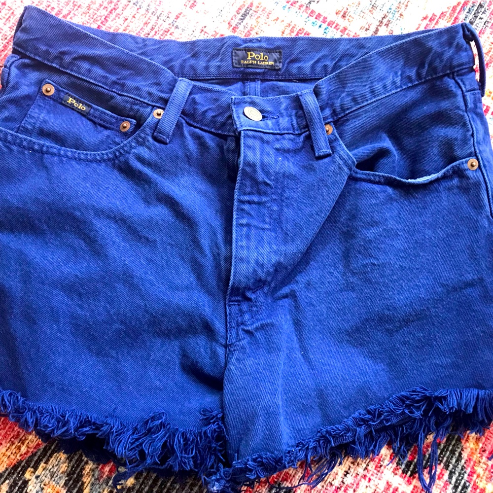 Polo blue shorts